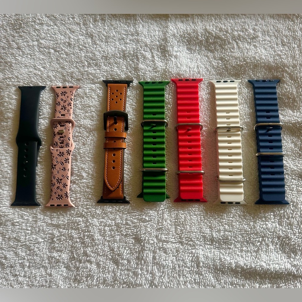 Apple Stylish Ocean Watch Band Men/Women - Generic Leather 49mm & 38/40/41 Band